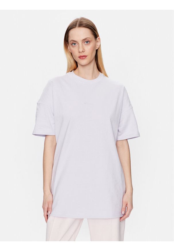 New Balance T-Shirt Athletics Nature WT23556 Fioletowy Relaxed Fit. Kolor: fioletowy. Materiał: bawełna