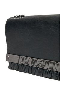 Love Moschino - LOVE MOSCHINO Torebka JC4292PP0LKB0000 Czarny. Kolor: czarny. Materiał: skórzane #4