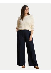 Lauren Ralph Lauren - LAUREN RALPH LAUREN Sweter 200P14039003 Kremowy Regular Fit. Kolor: kremowy. Materiał: bawełna #2