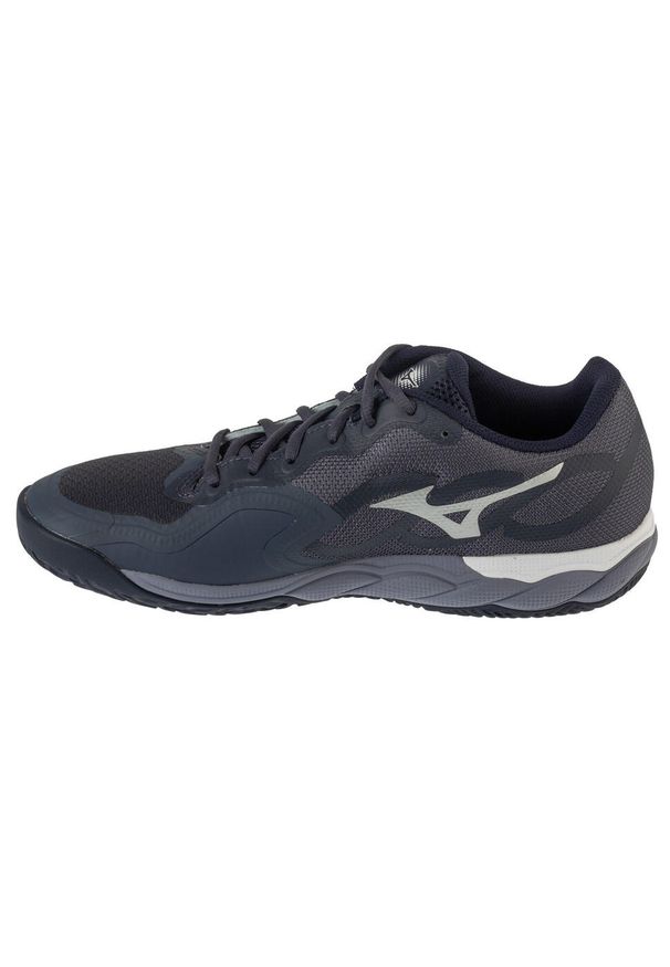 Mizuno - Buty do tenisa męskie, Wave Enforce Court CC Tennis. Kolor: szary. Model: Mizuno Wave. Sport: tenis
