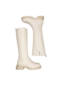 MEXX Oficerki MI001805143W Beżowy. Kolor: beżowy. Materiał: skóra #6