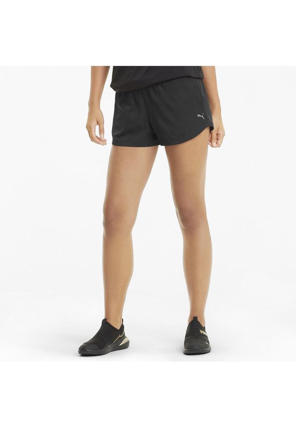 Puma - Damskie szorty treningowe Performance Woven 3" PUMA Black. Kolor: czarny. Sport: fitness