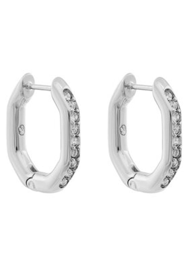 Swarovski Kolczyki Dextera Octagon 5724585 Srebrny. Materiał: metalowe. Kolor: srebrny