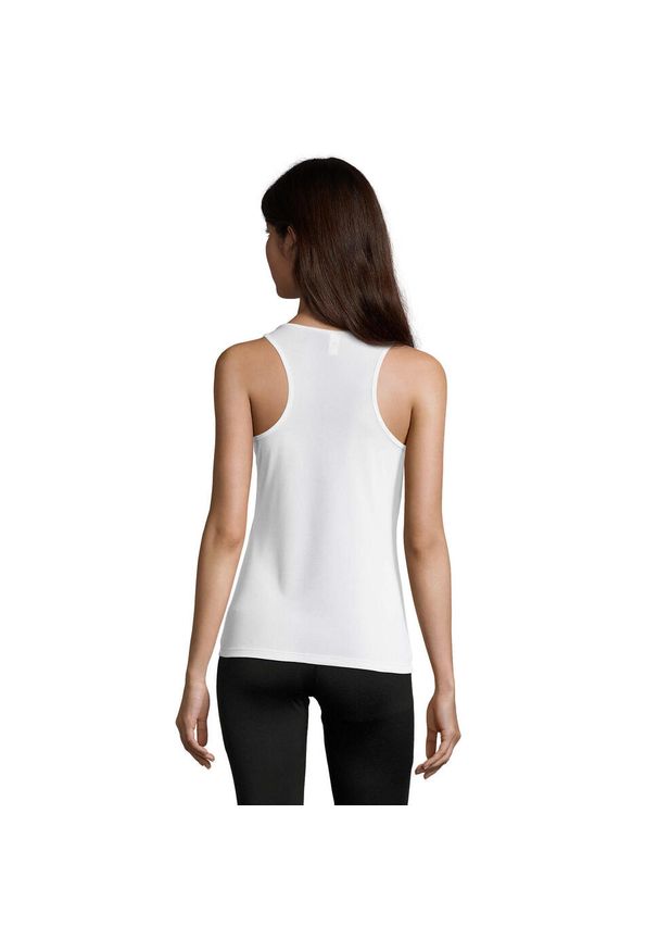 SOL'S - Damski Sportowy Podkoszulek. Kolor: biały. Styl: sportowy