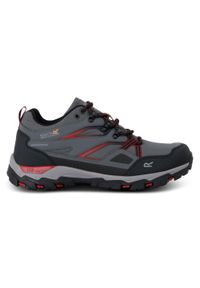 Regatta - Buty trekkingowe męskie Holcombe 3 niskie. Kolor: niebieski. Materiał: materiał, syntetyk. Szerokość cholewki: normalna