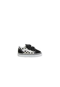 Buty Dziecko Vans Old Skool V czarny. Okazja: na co dzień. Kolor: czarny. Model: Vans Old Skool. Sport: turystyka piesza
