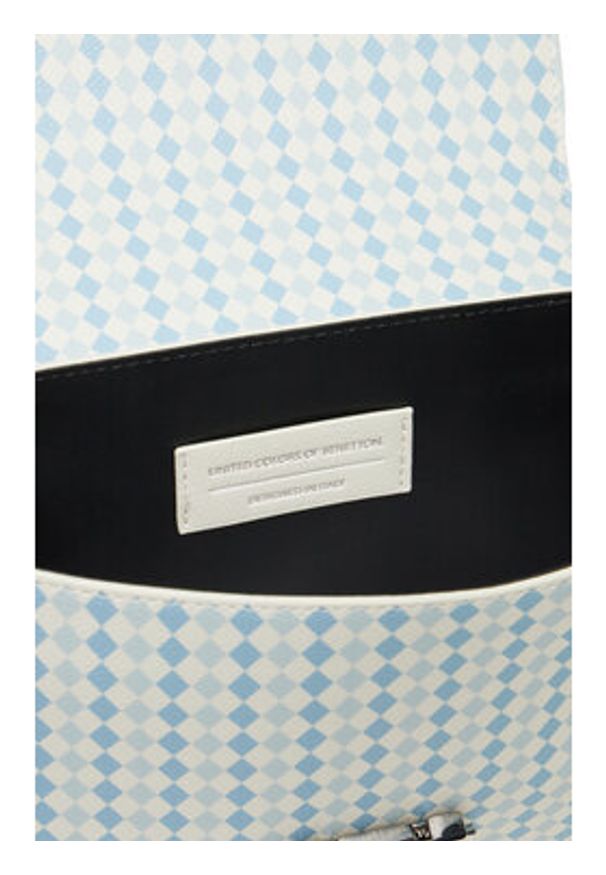 United Colors of Benetton - United Colors Of Benetton Torebka 67TDDY07H Niebieski. Kolor: niebieski. Materiał: skórzane