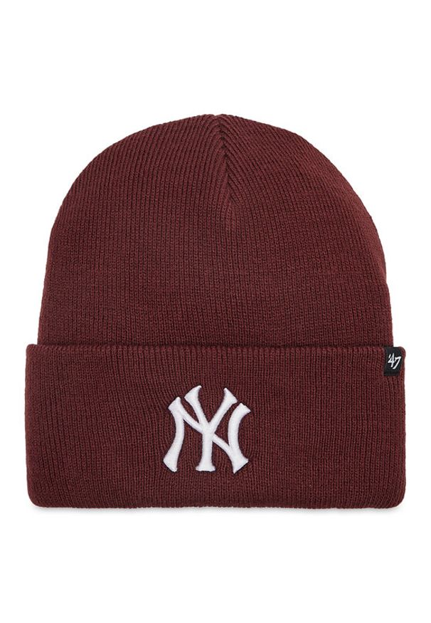 47 Brand Czapka New York Yankees B-HYMKR17ACE-KM Bordowy. Kolor: czerwony. Materiał: materiał, akryl