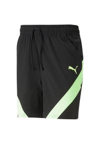 Krótkie Spodenki Sportowe Męskie Fitness Puma Fit Czarny. Kolor: wielokolorowy, czarny, zielony. Długość: krótkie. Sport: fitness #1
