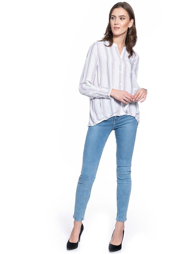 Mustang - KOSZULA DAMSKA MUSTANG EMMA STRIPE BLOUSE 1009458 11684