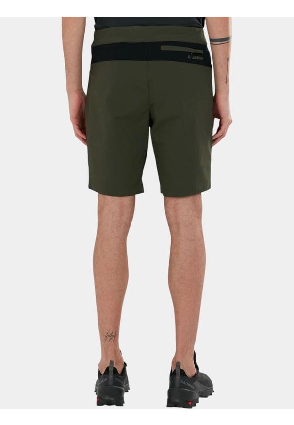 FUNDANGO - Spodenki trekkingowe męskie Fundango Roger Trekking Short. Kolor: wielokolorowy, czarny, zielony. Materiał: poliamid. Sport: turystyka piesza