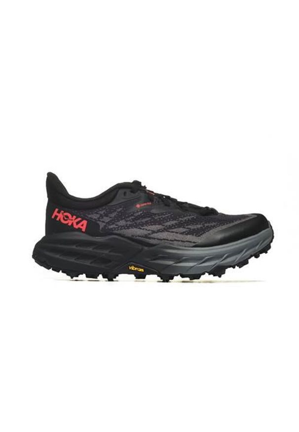 Buty do biegania damskie Hoka One One Speedgoat 5. Kolor: czarny. Materiał: materiał, syntetyk. Szerokość cholewki: normalna