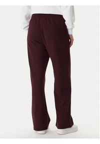 TOMMY HILFIGER - Tommy Hilfiger Spodnie dresowe UW0UW06081 Bordowy Wide Leg. Kolor: czerwony. Materiał: bawełna