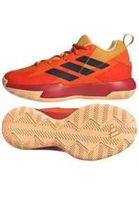 Adidas - Buty do koszykówki adidas Cross Em Up Select Jr IE9274 pomarańczowe. Zapięcie: sznurówki. Kolor: pomarańczowy. Materiał: guma, syntetyk. Sport: koszykówka
