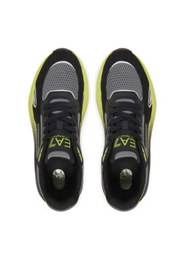 EA7 Emporio Armani Sneakersy 7X000342 AF18617 MZ590 Czarny. Kolor: czarny. Materiał: materiał