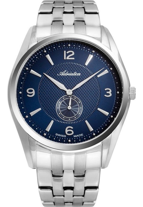 Zegarek Adriatica Zegarek męski Adriatica A8279.5155Q srebrny. Kolor: srebrny