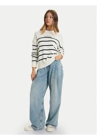 Guess Jeans Sweter W5BR03 Z3HM1 Écru Relaxed Fit. Materiał: bawełna #4