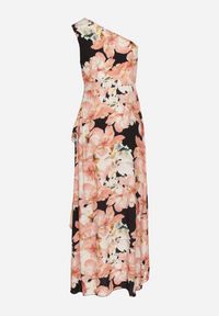 Born2be - Czarna Wiskozowa Kwiatowa Sukienka o Asymetrycznym Kroju Lironia. Okazja: na co dzień. Kolor: czarny. Materiał: wiskoza. Wzór: kwiaty. Sezon: wiosna, lato. Typ sukienki: asymetryczne. Styl: elegancki, casual #5