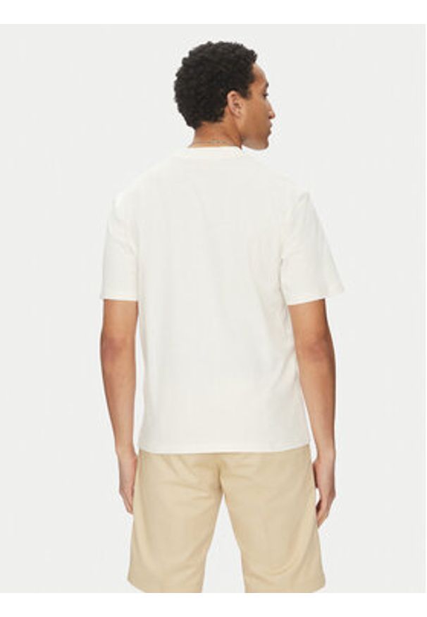 Hugo - HUGO T-Shirt Dapolino 50488330 Écru Relaxed Fit. Kolor: kremowy. Materiał: bawełna