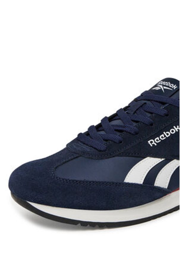 Reebok Sneakersy FIORI AR30309MDWR Granatowy. Kolor: niebieski. Materiał: skóra, zamsz