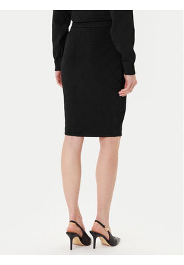 Marciano Guess Spódnica midi 5YGD29 5036Z Czarny Slim Fit. Kolor: czarny. Materiał: wiskoza