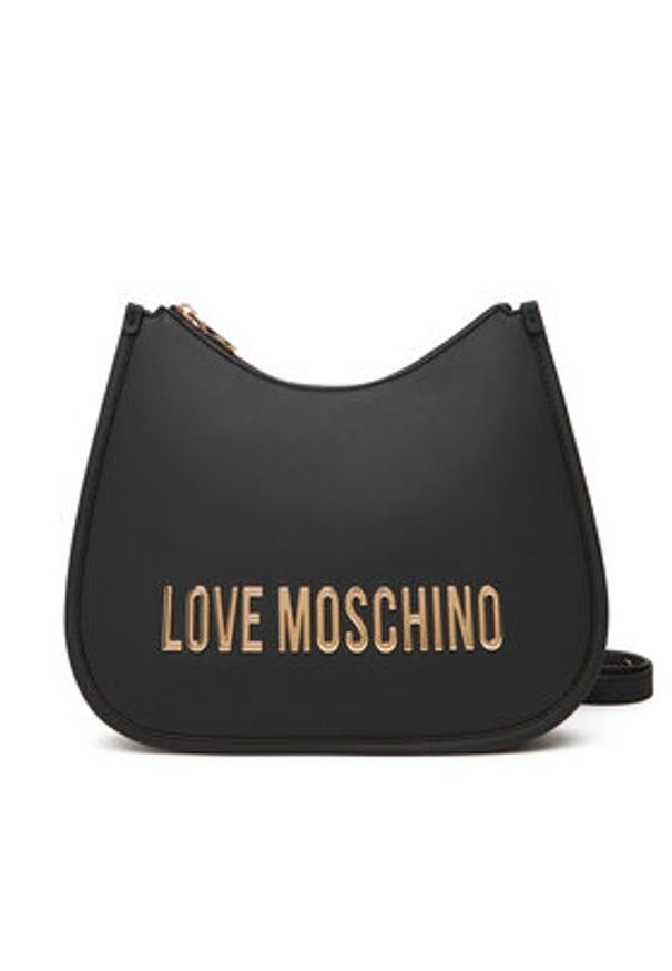 Love Moschino - LOVE MOSCHINO Torebka JC4021PP0NKD0000 Czarny. Kolor: czarny. Materiał: skórzane