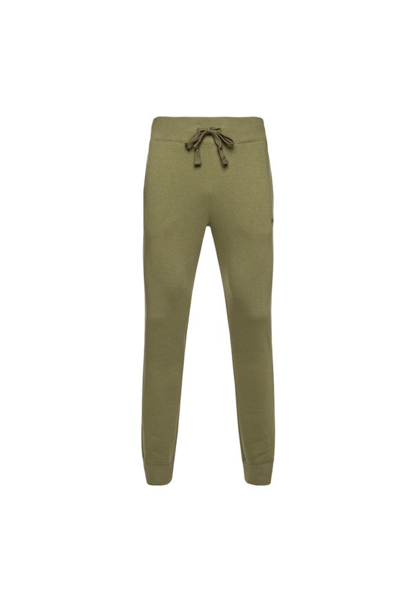 Spodnie męskie Champion Rochester Rib Cuff. Kolor: zielony. Materiał: dresówka