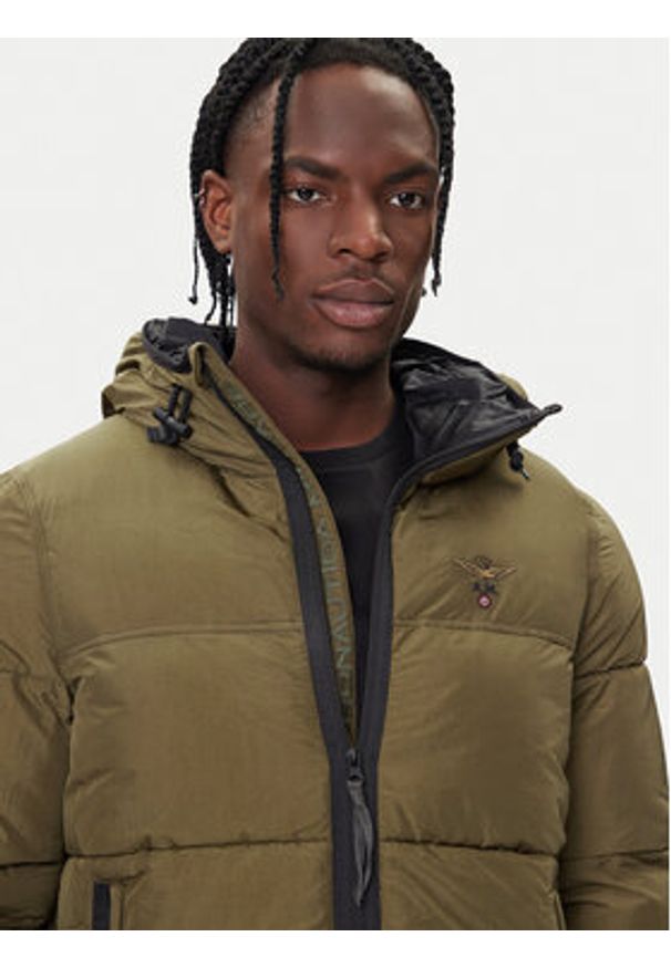 Aeronautica Militare Kurtka zimowa 252AB3025UCT04214 Zielony Regular Fit. Kolor: zielony. Materiał: syntetyk. Sezon: zima