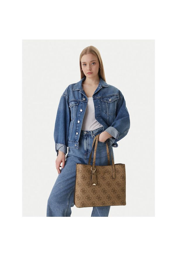 Torebka Guess. Kolor: brązowy