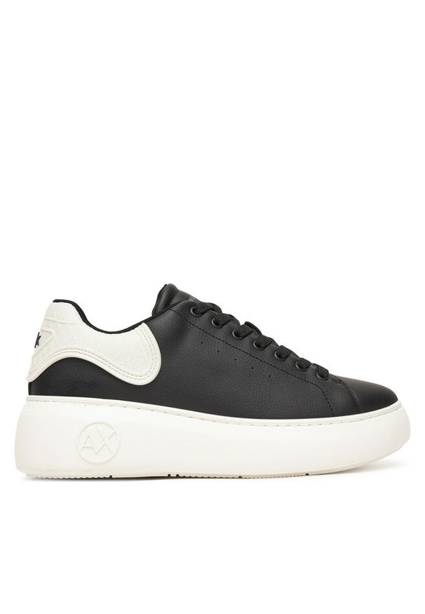 Sneakersy Armani Exchange. Kolor: czarny