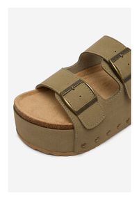 DeeZee Klapki CEO-WS069 Beżowy. Kolor: beżowy. Materiał: materiał #3