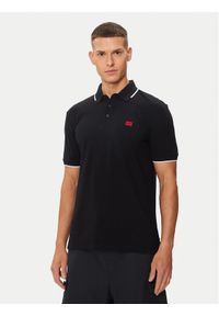 Hugo Polo Deresino232 50490775 Czarny Slim Fit. Typ kołnierza: polo. Kolor: czarny. Materiał: bawełna #1