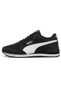 Adidasy Puma St Runner V4 Mesh, Dla obu płci. Zapięcie: sznurówki. Kolor: czarny, niebieski, wielokolorowy. Materiał: guma, syntetyk, tkanina, materiał. Szerokość cholewki: normalna. Sport: turystyka piesza, fitness