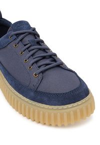 Clarks Sneakersy Torhill Lace 26186153 Granatowy. Kolor: niebieski. Materiał: materiał #3