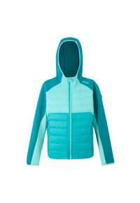 Regatta - Kurtka Dziecięca Kielder IX Hybrid Jacket. Kolor: turkusowy, wielokolorowy, niebieski