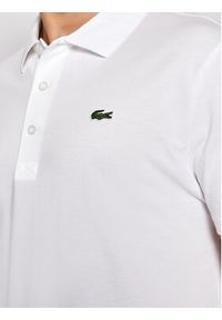 Lacoste Polo YH4801 Biały Slim Fit. Typ kołnierza: polo. Kolor: biały. Materiał: bawełna #5