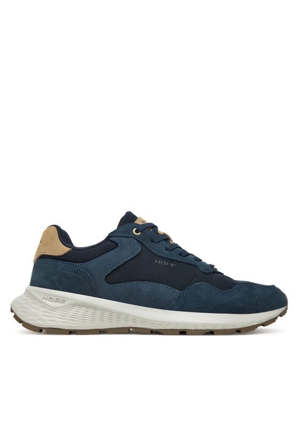 HOFF Sneakersy City Mkii 22535609 Granatowy. Kolor: niebieski. Materiał: skóra, zamsz