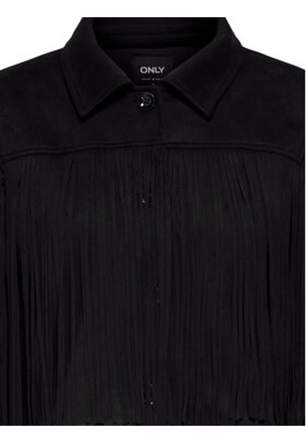 only - ONLY Kurtka z imitacji skóry Diane 15354896 Czarny Regular Fit. Kolor: czarny. Materiał: skóra