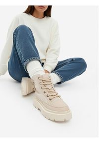 Roxy Trzewiki CEO-V12-1125 Beżowy. Kolor: beżowy. Materiał: materiał #6