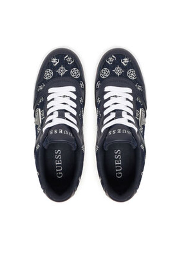 Guess Sneakersy FLTMR7 FAL12 Granatowy. Kolor: niebieski. Materiał: materiał