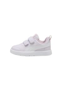 Puma - Sneakersy dla małych dzieci Courtflex V3 PUMA Island. Kolor: różowy. Materiał: syntetyk, materiał. Sport: turystyka piesza