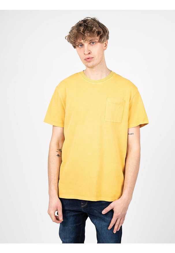 Pepe Jeans T-shirt Treyson | | Mężczyzna |. Okazja: na co dzień. Materiał: bawełna, prążkowany. Wzór: aplikacja. Styl: casual