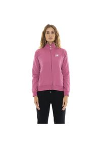 LEONE 1947 APPAREL - Zimowy damski kombinezon zapinany na zamek i kołnierzyk „Silver”. Kolor: czarny, fioletowy, wielokolorowy. Materiał: dresówka. Sport: fitness #1