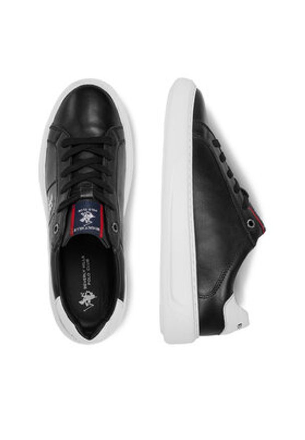Beverly Hills Polo Club Sneakersy CEO-LOMAX-01 MI08 Czarny. Kolor: czarny. Materiał: skóra