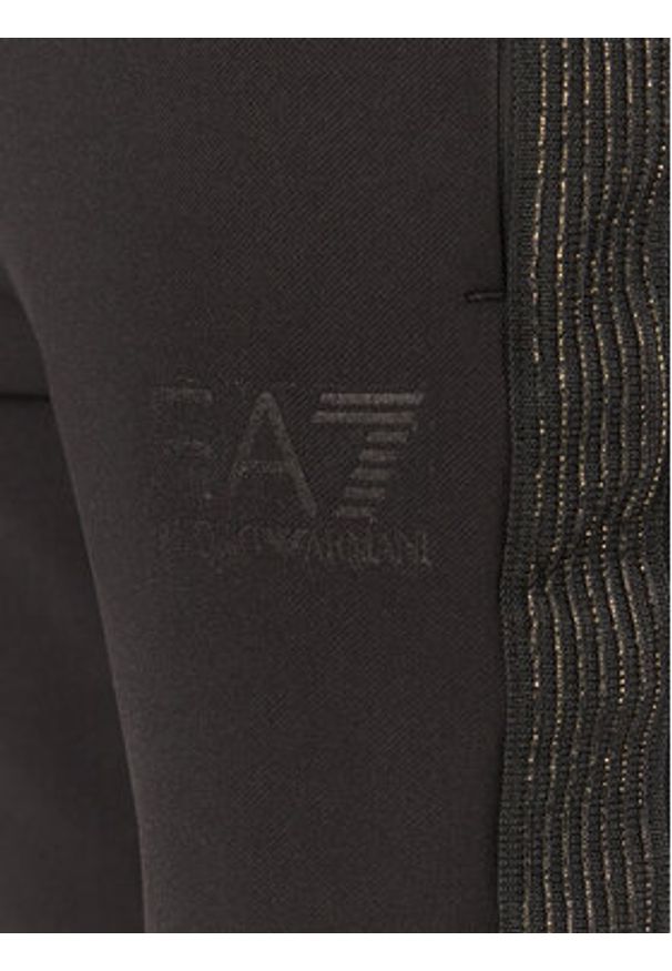 EA7 Emporio Armani Spodnie dresowe 7M000310 AF13526 UC001 Czarny Slim Fit. Kolor: czarny. Materiał: syntetyk