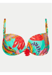 SELMARK - Selmark Góra od bikini BJ618 Turkusowy. Kolor: turkusowy. Materiał: syntetyk #3