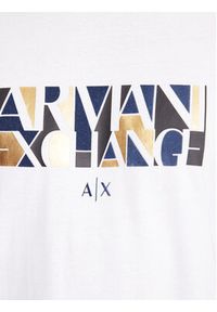 Armani Exchange T-Shirt 6RZTJC ZJBYZ 1100 Biały Regular Fit. Kolor: biały. Materiał: bawełna #4