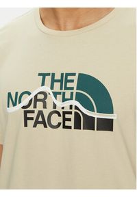 The North Face T-Shirt Mountain Line NF0A87NT Beżowy Regular Fit. Kolor: beżowy. Materiał: bawełna #7