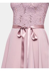 Swing Sukienka koktajlowa 5AF02700 Różowy Regular Fit. Kolor: różowy. Materiał: syntetyk. Styl: wizytowy #3