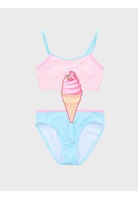 Sinsay - Strój kąpielowy z aplikacją loda 3D - wielobarwny. Wzór: aplikacja #1